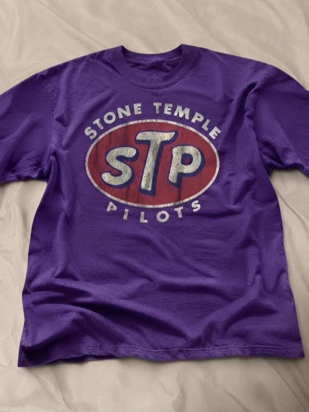 Stone Temple Pilots STP Purple Graphic Tee Reprinted Shirt